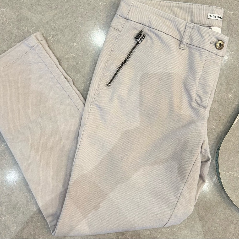 Ladies Grey Crop Pants